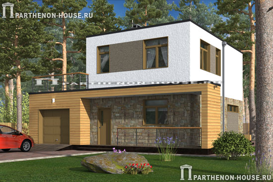 Проекты домов с гаражом под одной крышей: цены, фото