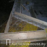 Строительство бетонного бассейна. Армирование площадок.